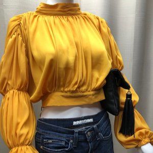 Cropped blouse small